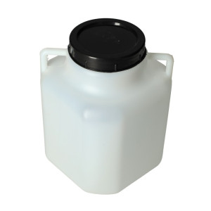 Beczka   10 L kwadratowa z pokrywą  ATEST